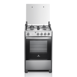 COCINA A GAS CORUÑA QZ HOME CON 4 QUEMADORES 24" CROMA